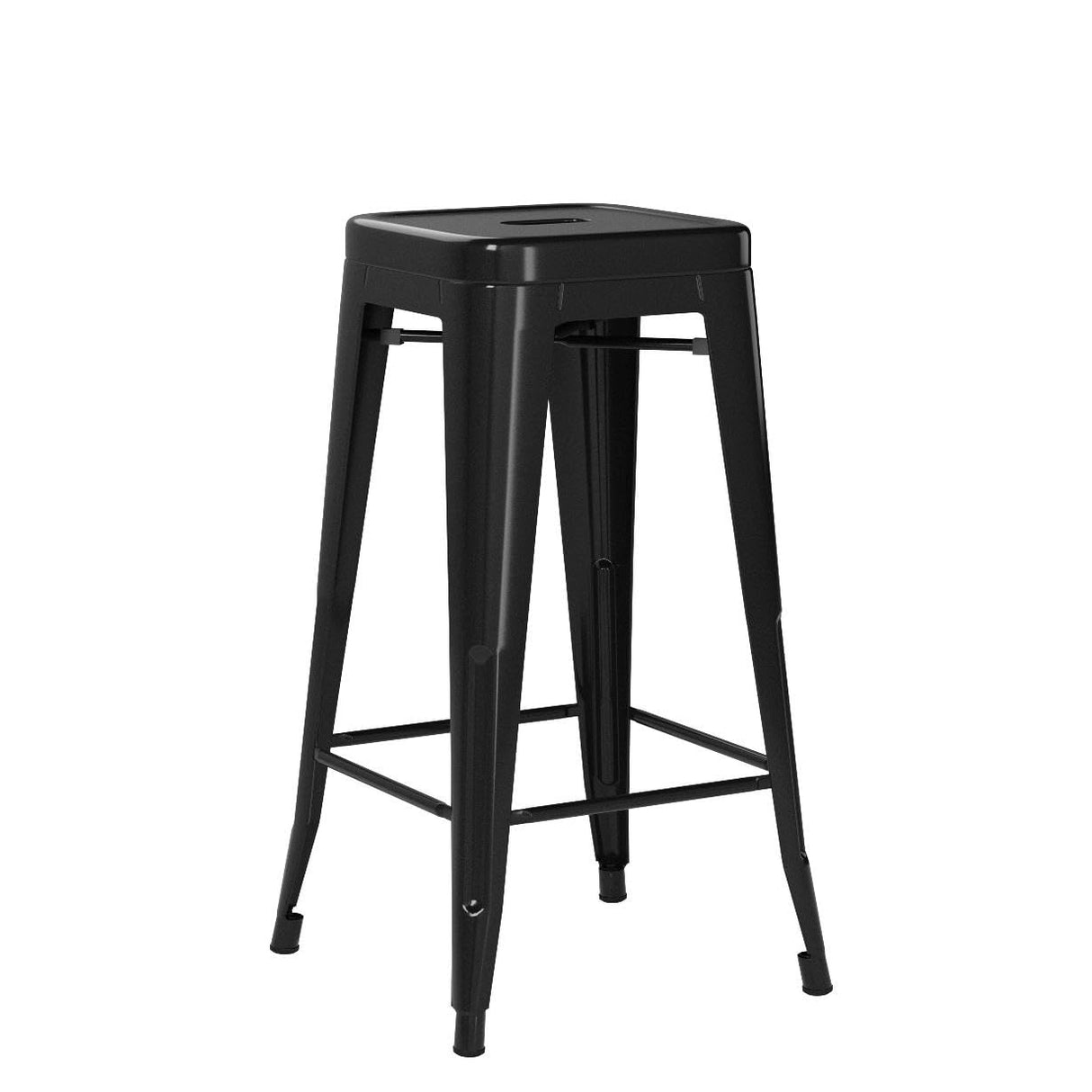 Bar Stools Set of 4 Counter Stool Metal Bar Stools 30 Inches Height Industrial Bar Chairs