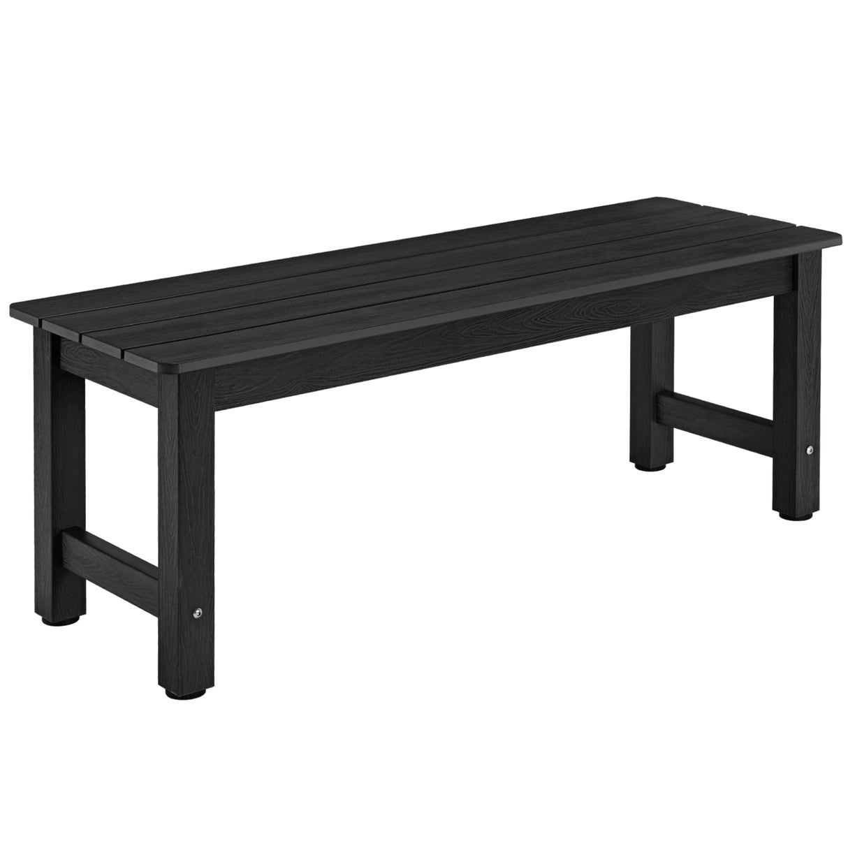 Outdoor Bench, 2-Person Poly Lumber Garden Bench