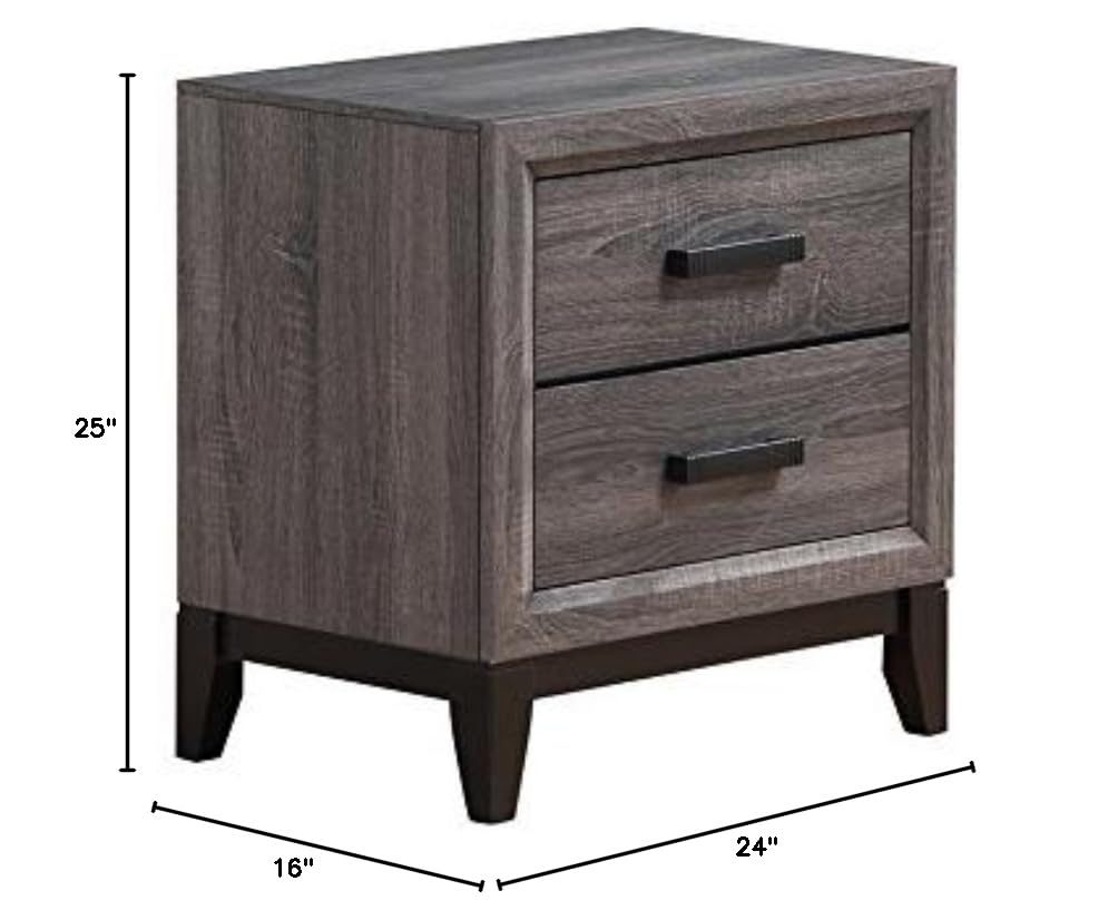 FOIL Grey-NS Kate Nightstand