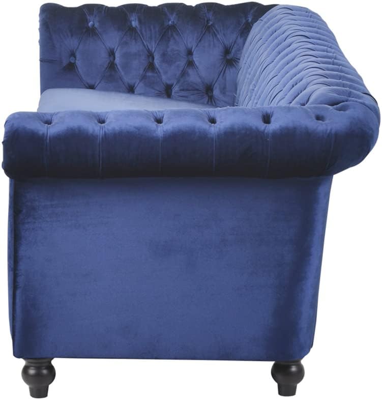 Norma Sofas, Midnight Blue, Dark Brown