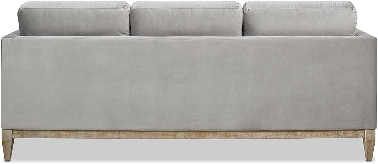 Knox 84" Modern Farmhouse Velvet Living Room Sofa Couch