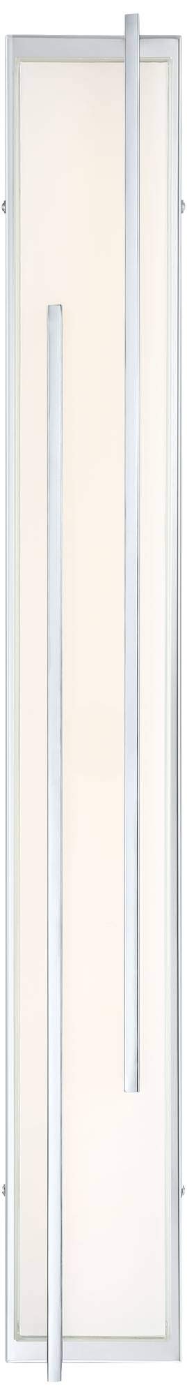 Jada Modern Wall Mount Light LED Chrome Silver Hardwired 33 3/4" Wide Light