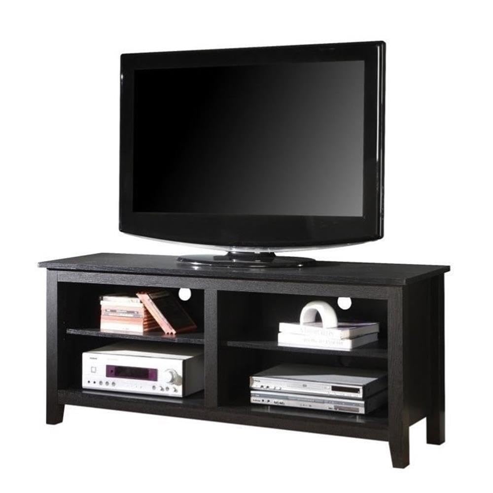 58" Minimal Rustic Farmhouse Wood TV Stand Console for TV's up to 64" Flat Screen