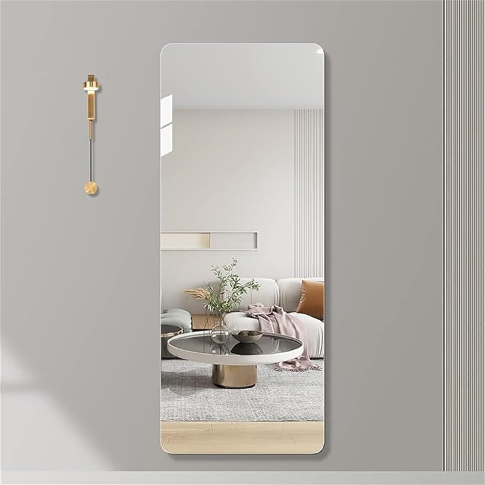 Round Corner Mirror for Living Room Bedroom Cloakroom
