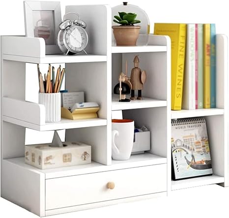 Shelf Simplicity Stratification Bookshelf Magazine Rack Drawer Partition Storage Rack Freestanding Desktop Bookshelf