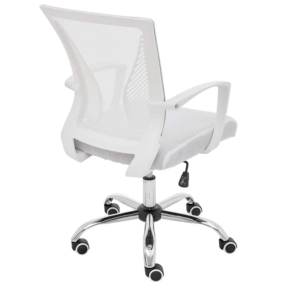 Zuna Mid-Back Office Task Chair - Ergonomic Back Supporting Mesh Back Desk Chair