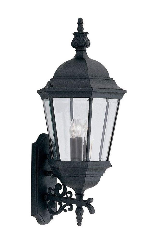 2952-BK Value Collection Wall Lanterns, Black