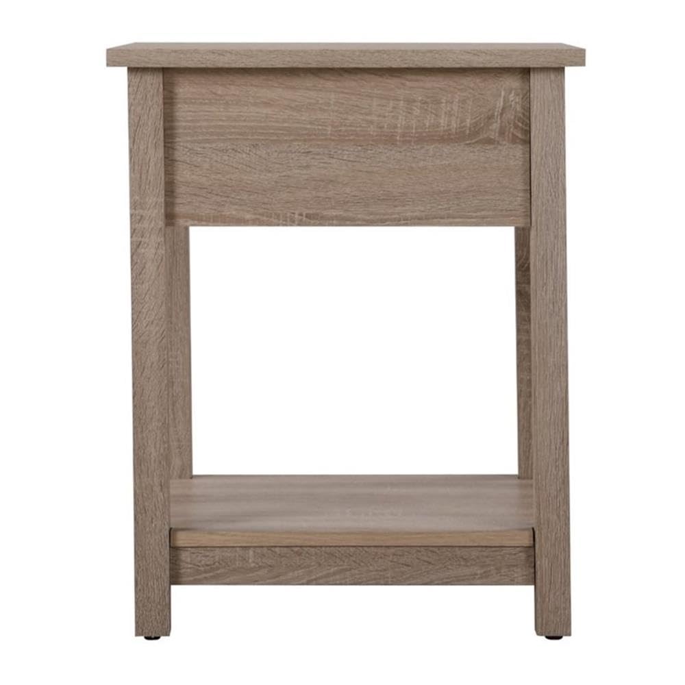 Salem 1 Drawer Nightstand in Sandle Wood