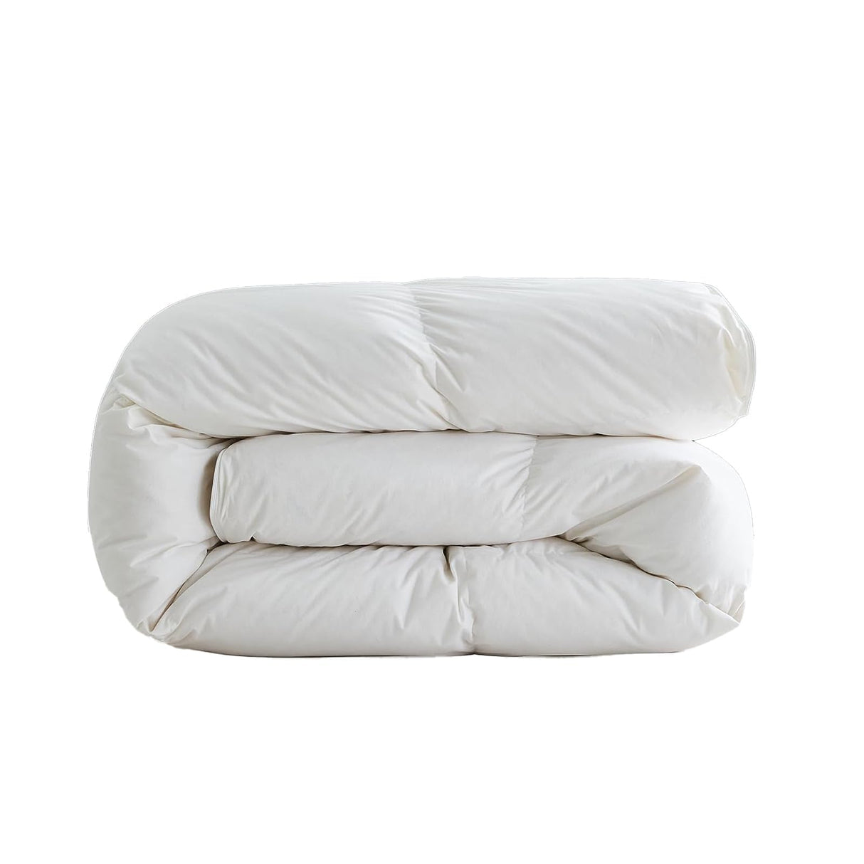 Luxury Oversized King Down Feather Fibers Comforter, Ultra-Soft Cotton Blend