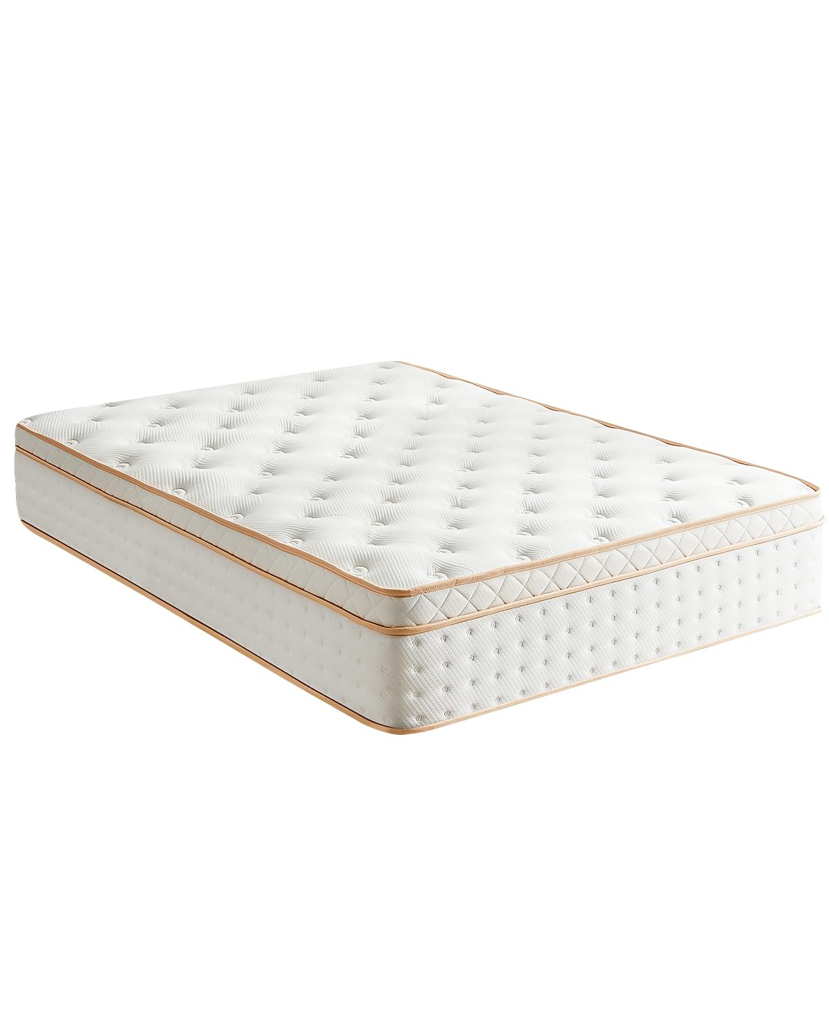 10 Inch Full Mattress, Medium Firm Hybrid Mattress with Gel Memory Foam & Pocketed Coils