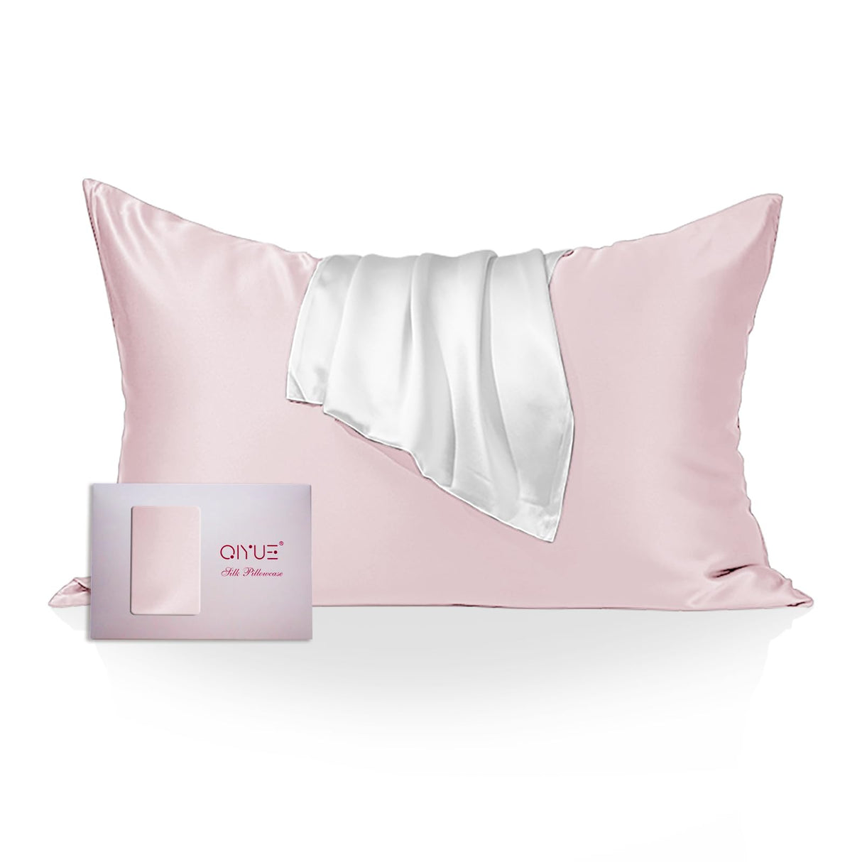 Silk Pillowcase 100% Mulberry Pillowcases Queen Size 20x30inches, 51x76cm,Health