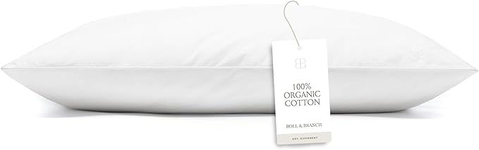 Down Chamber Pillow - Firm, King - Naturally Cooling Shell - Premium Comfort