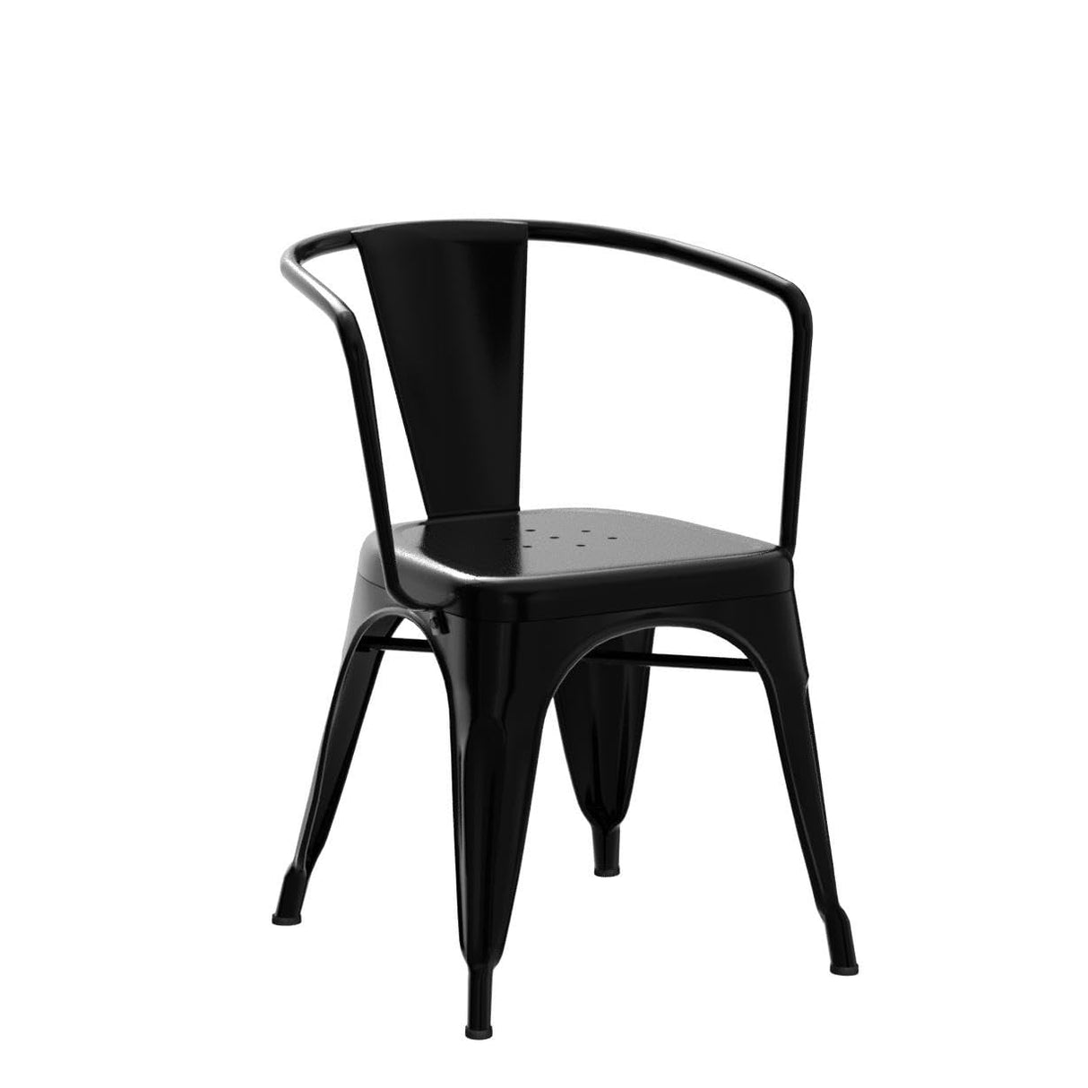 Metal Dining Chairs Set of 4 Metal Patio Chairs Metal Chairs Café Restaurant