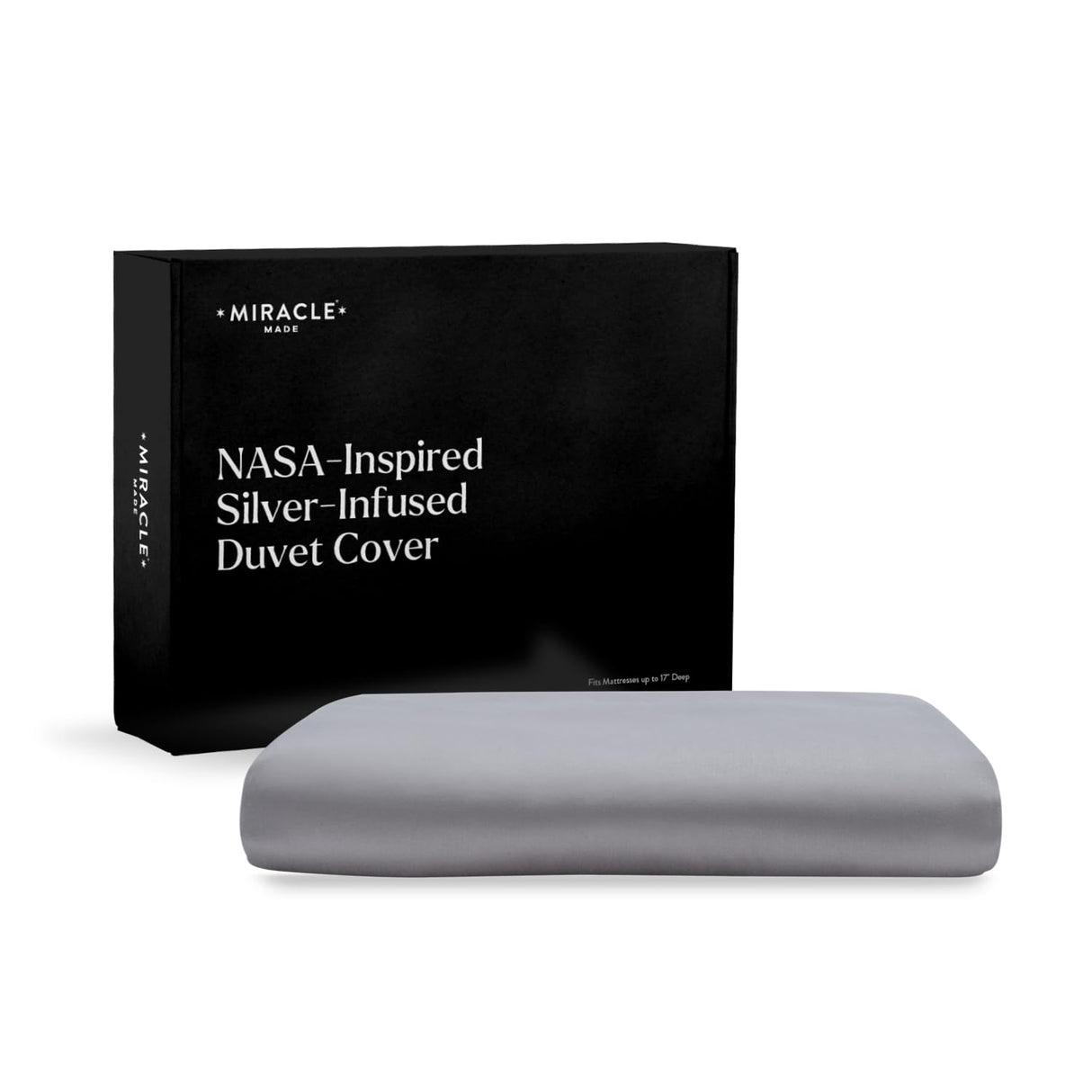 Cooling Duvet Cover Stone,Full/Queen - Lyocell Silver-Infused Pet Hair Resistant Protector