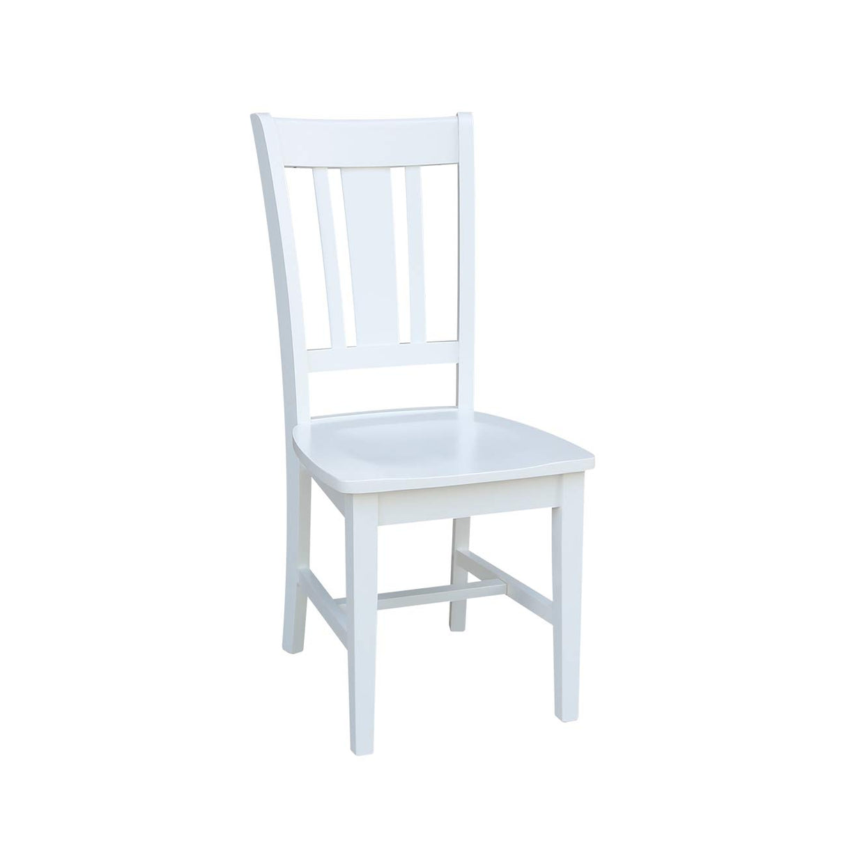 30X30 2 San Remo Chairs Dining Table, White