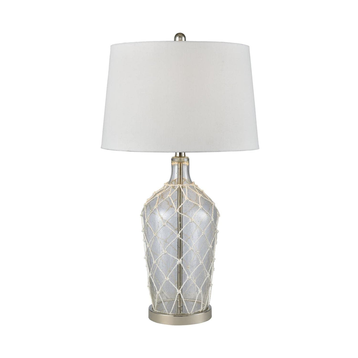 981708 Table-Lamps, Clear, White