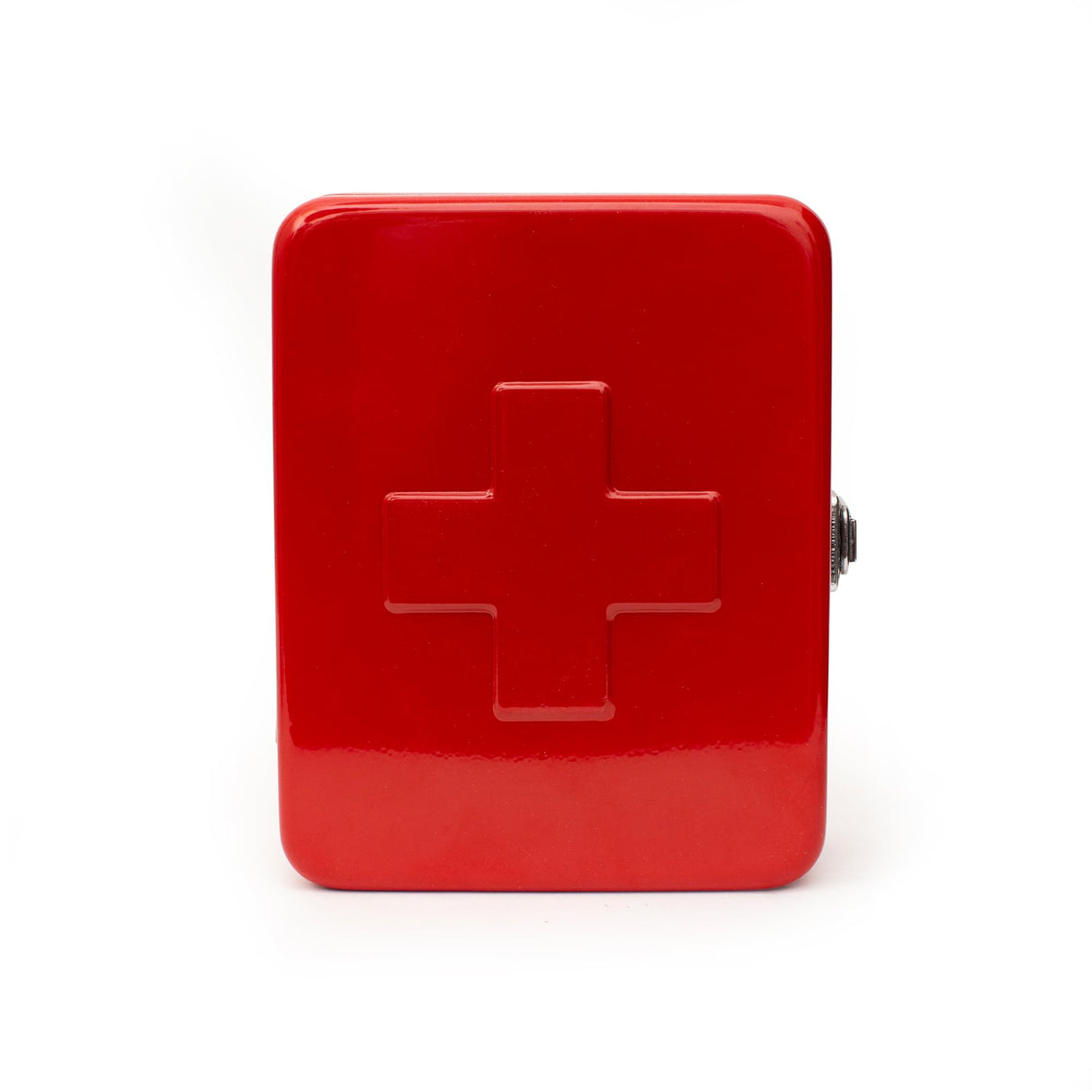 Empty Steel First Aid Kit Case – Multi-Purpose Medical Supply Organizer