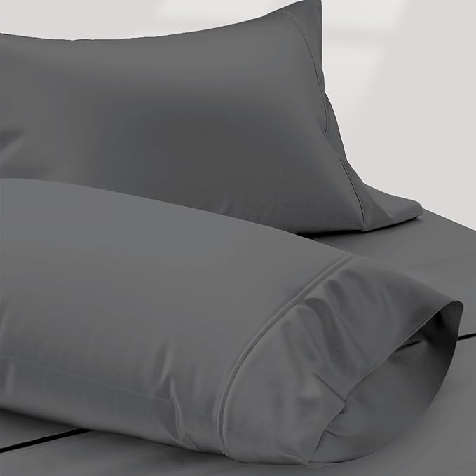 Luxury Egyptian Cotton King Pillow Cases Set of 2-1000 Thread Count Pillowcases