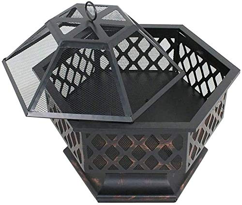 Fire Pits Outdoor Wood Burning Outdoor Fire Pits Portable Metal Fire Pit Hexagon