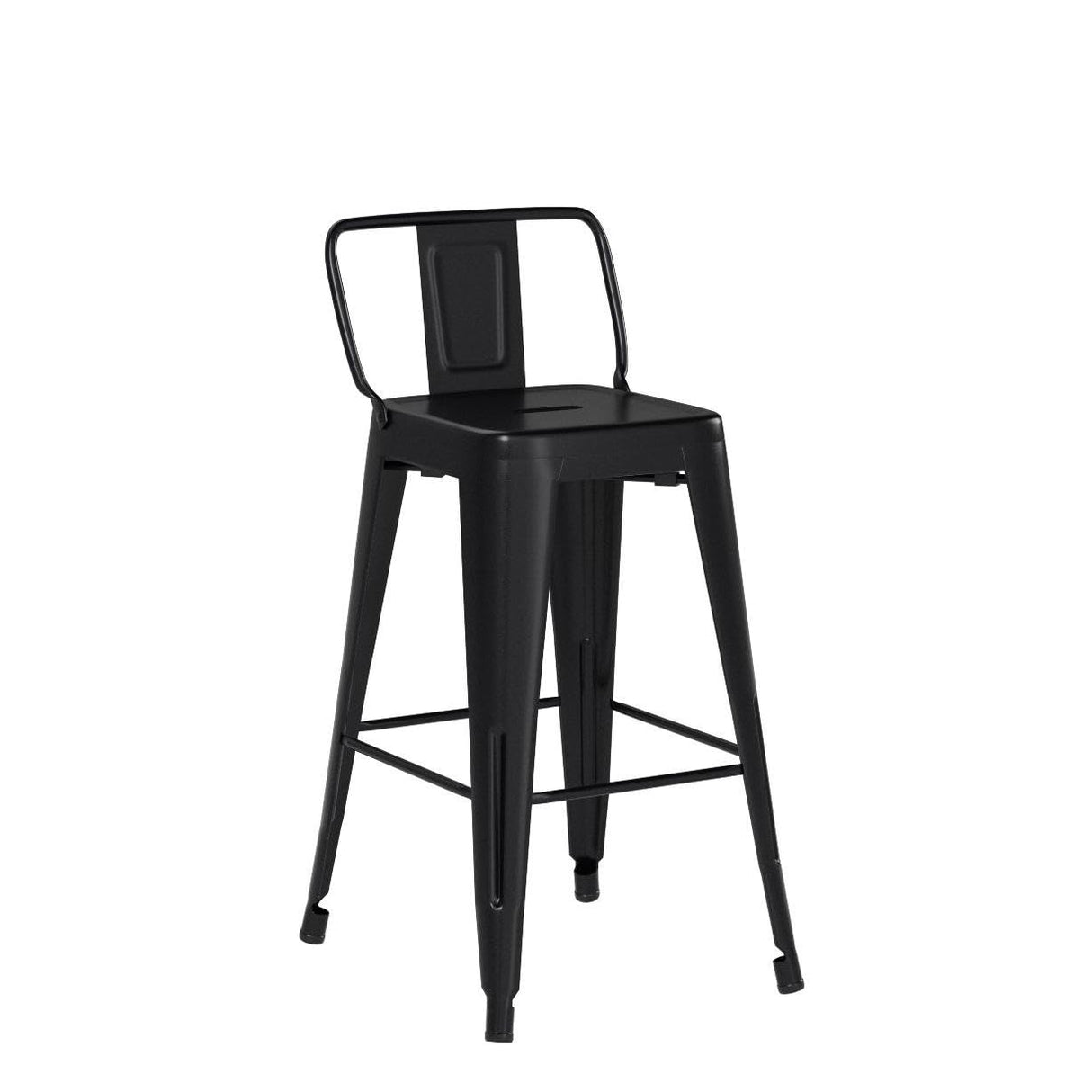Bar Stools Set of 4 Counter Height Stools Industrial Metal Barstools