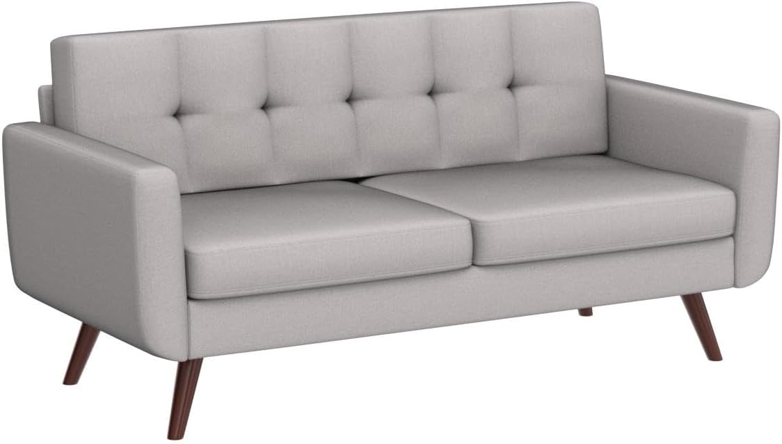 65" W Linen loveseat Sofa, Easy to Assemble, Modern Furniture