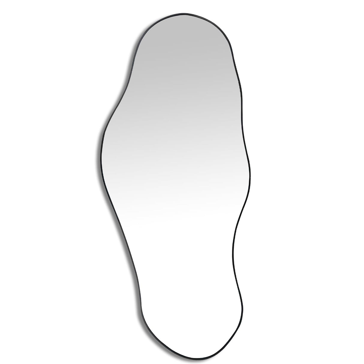 Oblong Mirror, Modern Cloud Shaped Organic Mirror