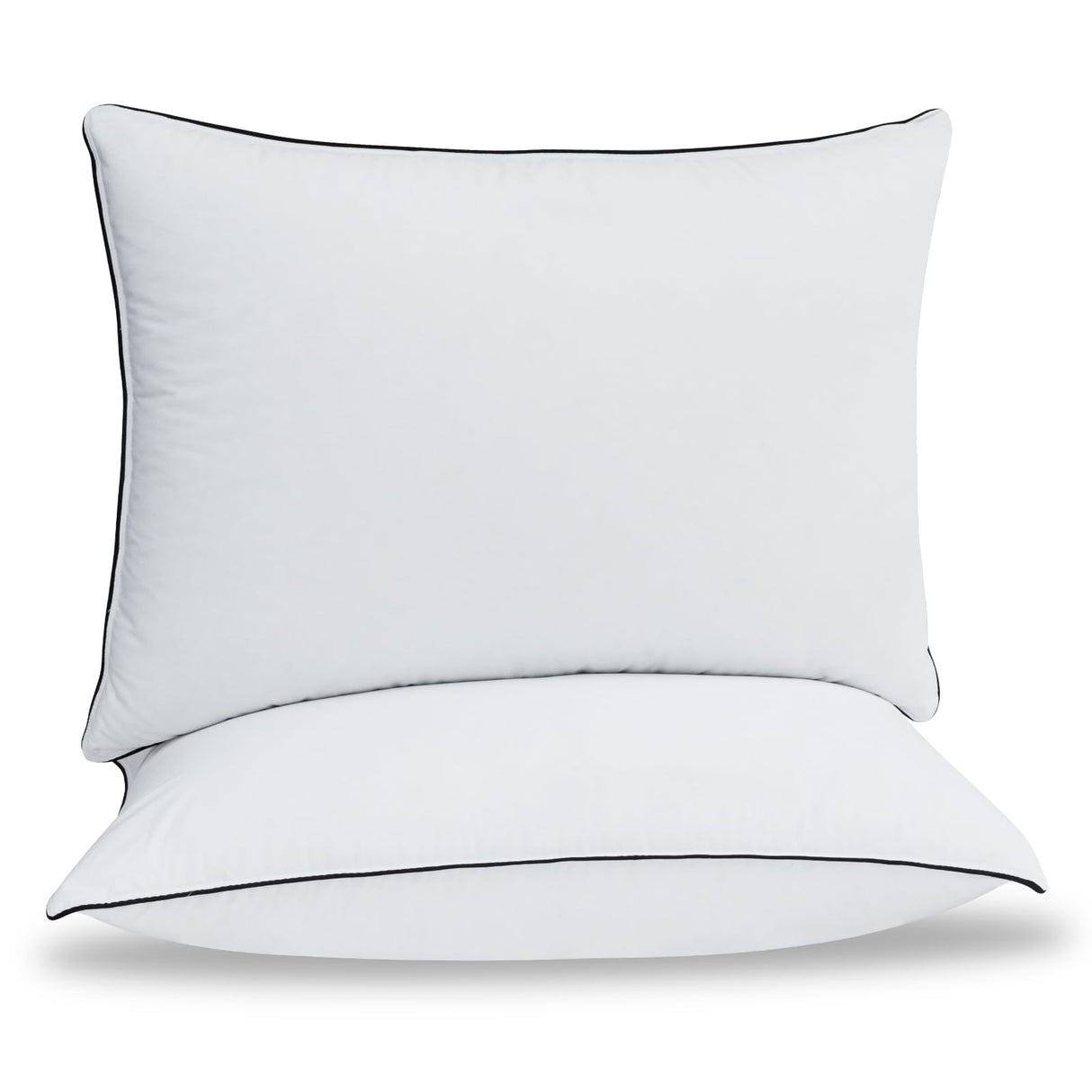 Natural Goose Down Pillows - Soft and Support Down Bed Pillow for Back, Side