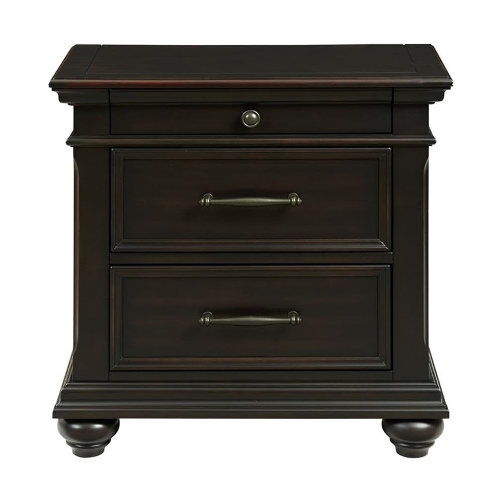 Brooks 3-Drawer Nightstand