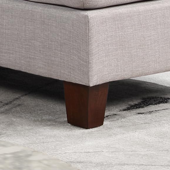 Linen Modern Sectional Sofa with Right Facing Chaise