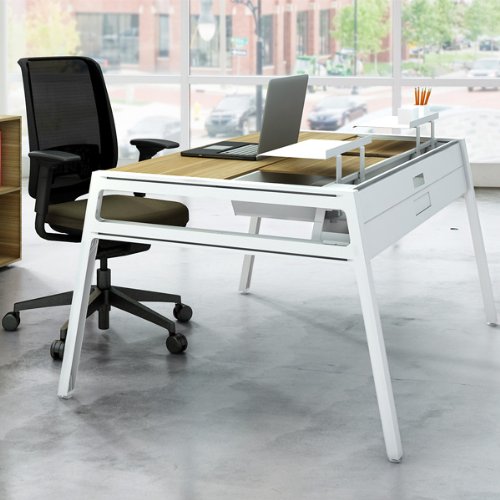 Mesh Back Reply Chair with Meadow Fabric Seat