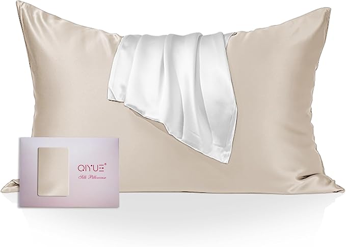 Silk Pillowcase 100% Mulberry Pillowcases Queen Size 20x30inches, 51x76cm,Health