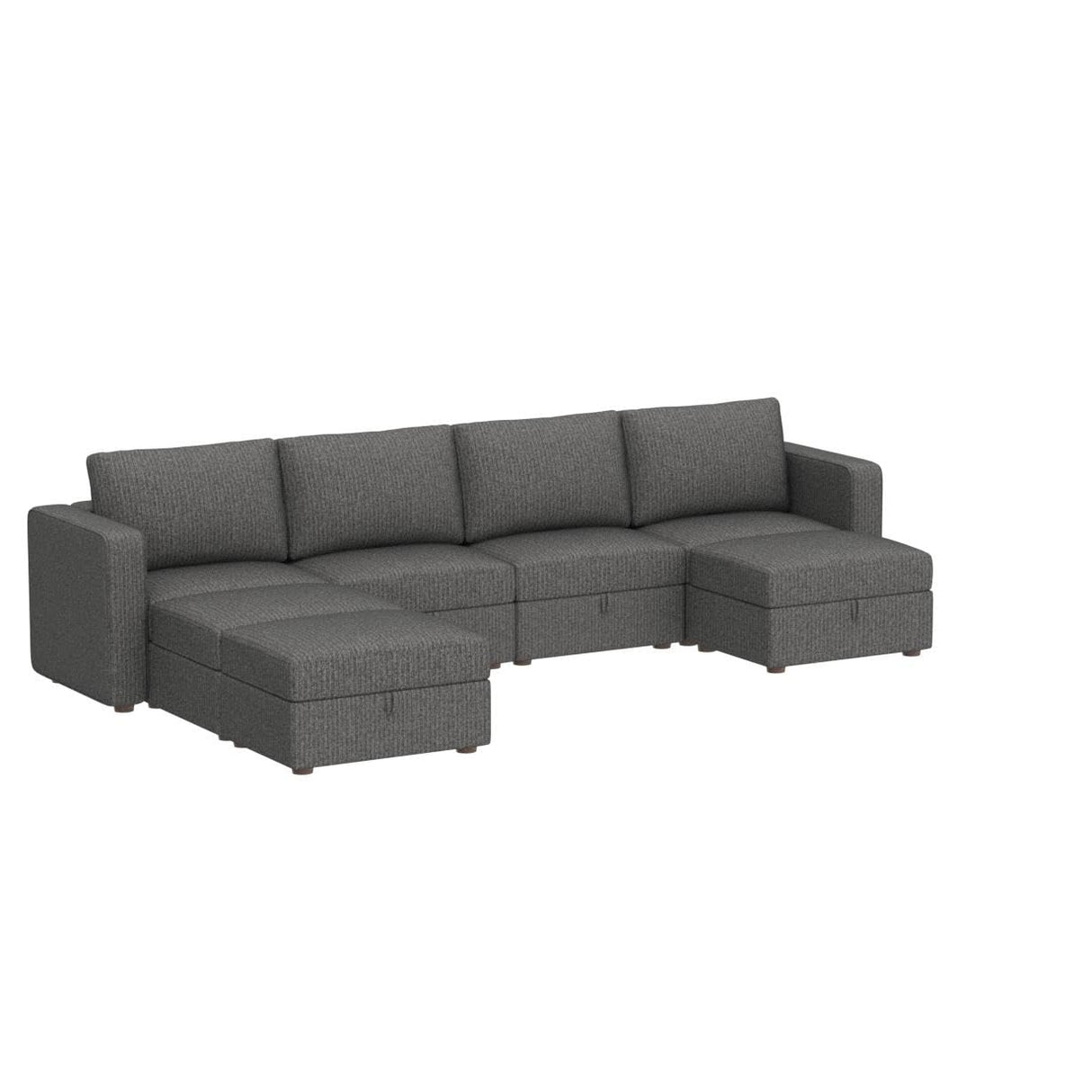 149'' Modular Sectional Sofa U Shaped Modular Couch