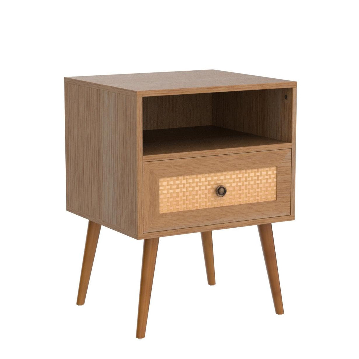 Wicker Rattan Stand, Rattan Stand with Drawer