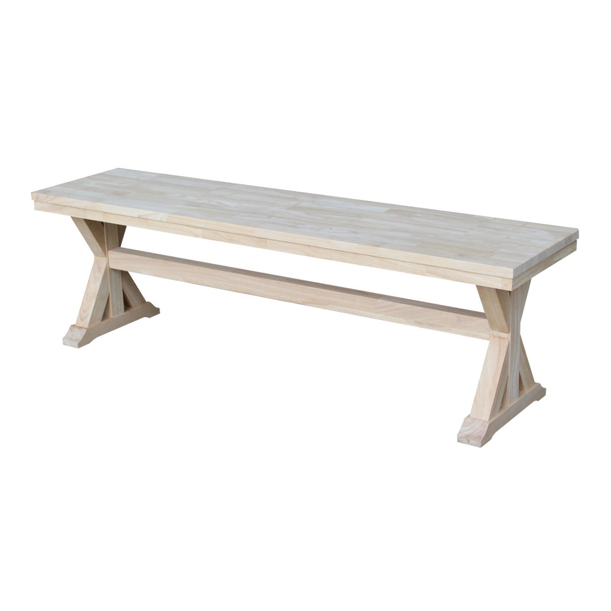 IC International Concepts International Concepts Canyon, Unfinished Bench, 60"