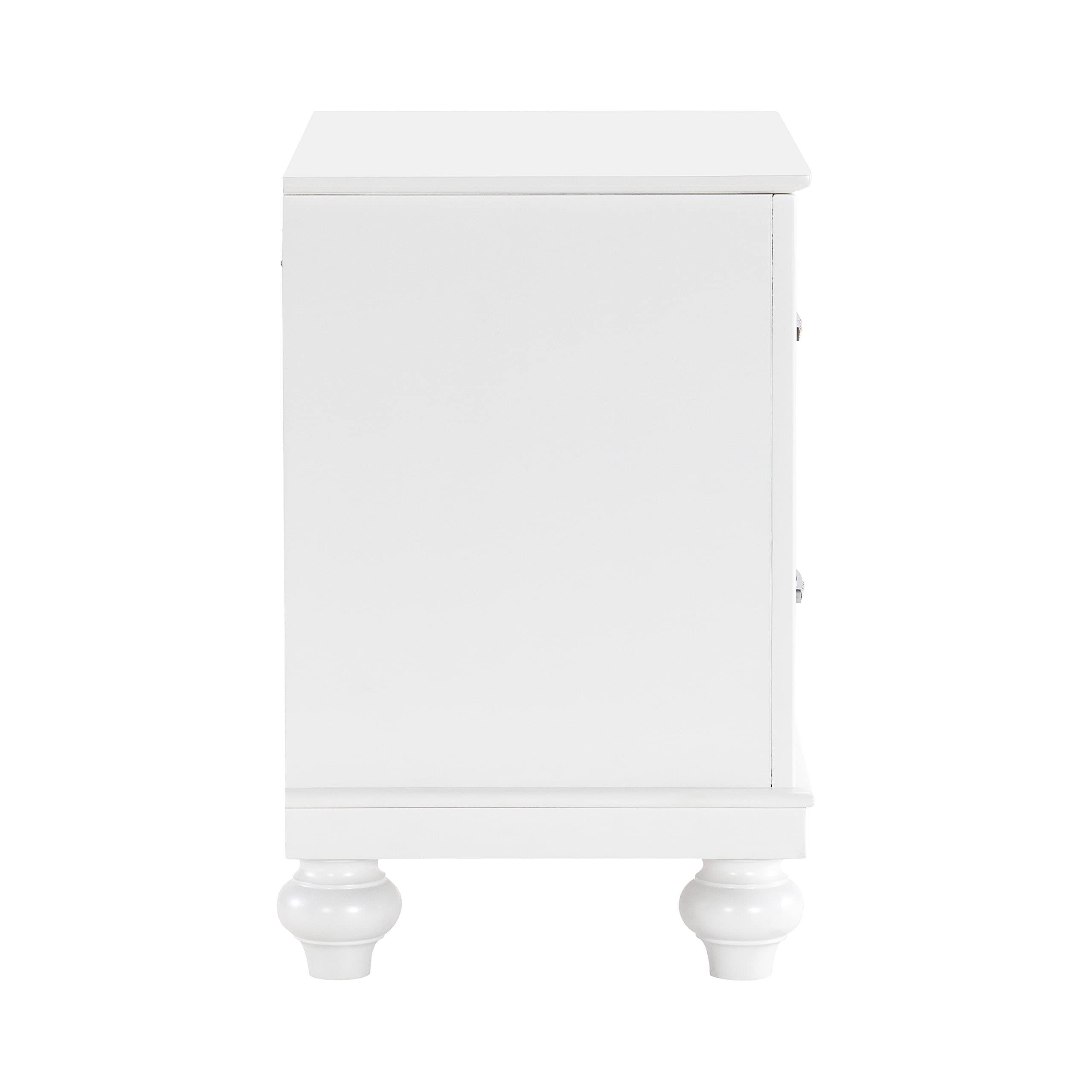 Cagnat 2-Drawer Nightstand, White