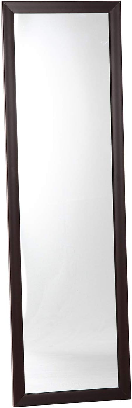 Full-Length Wall Mirror, Brown, Wood