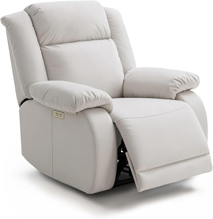 ElderNest XL Power Lift Recliner Chair with Extended Seat & High Backrest