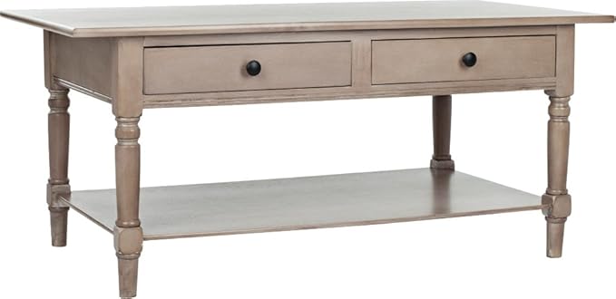 American Homes Collection Boris Dark Cherry Coffee Table