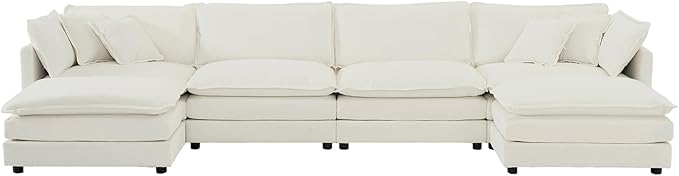 Oversized U-Shaped Modular Sectional Sofa