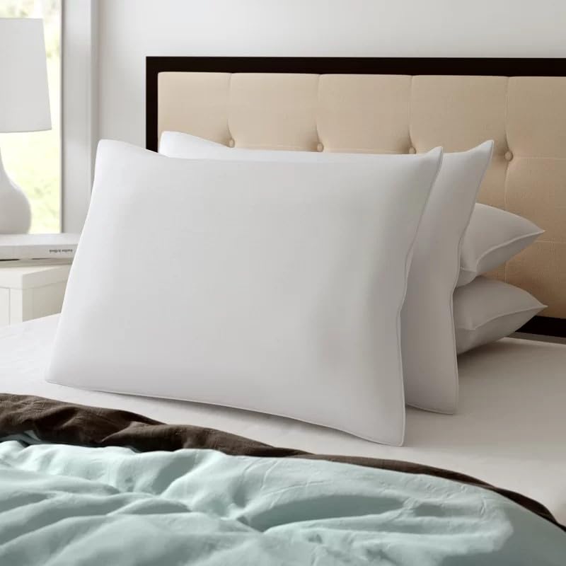 Goose Down Feather Pillows Standard Size Set