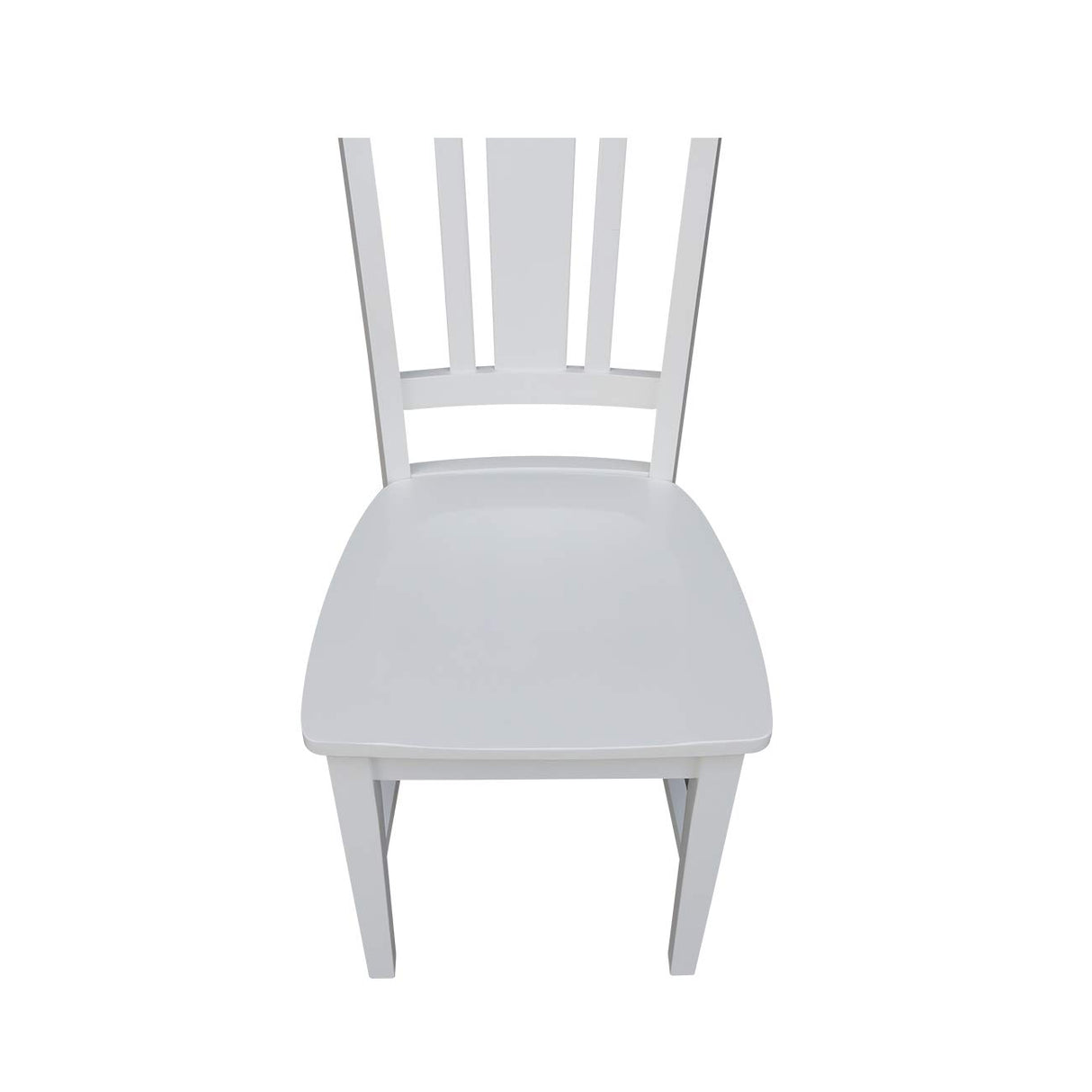 30X30 2 San Remo Chairs Dining Table, White