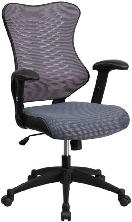 Kale High Back Designer Black Mesh Executive Swivel Ergonomic Office Chair with Adjustable