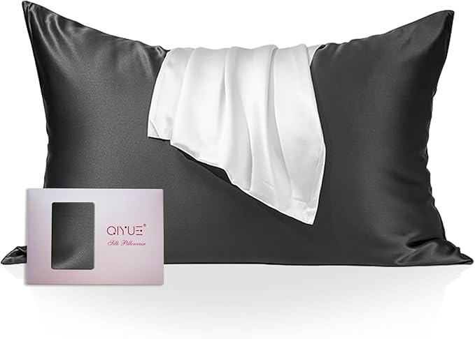 Silk Pillowcase 100% Mulberry Pillowcases Queen Size 20x30inches, 51x76cm,Health