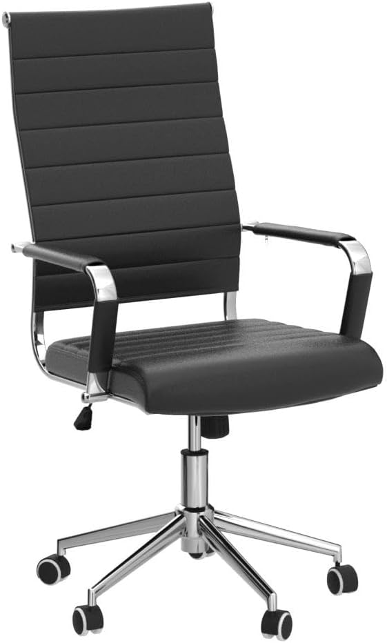 Office Desk Chair, Ergonomic Leather Modern Conference Room Chairs