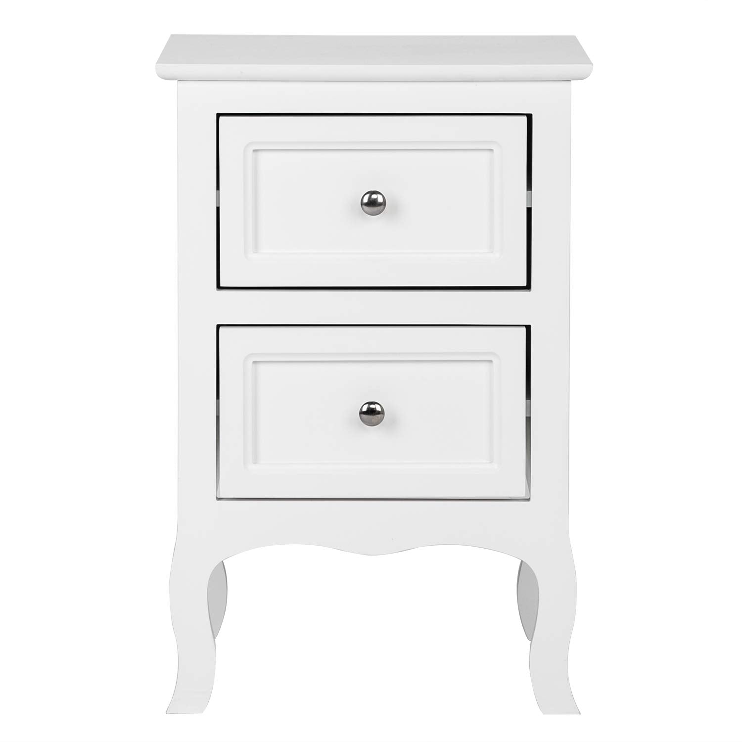 White Nightstand Set of 2, Nightstands