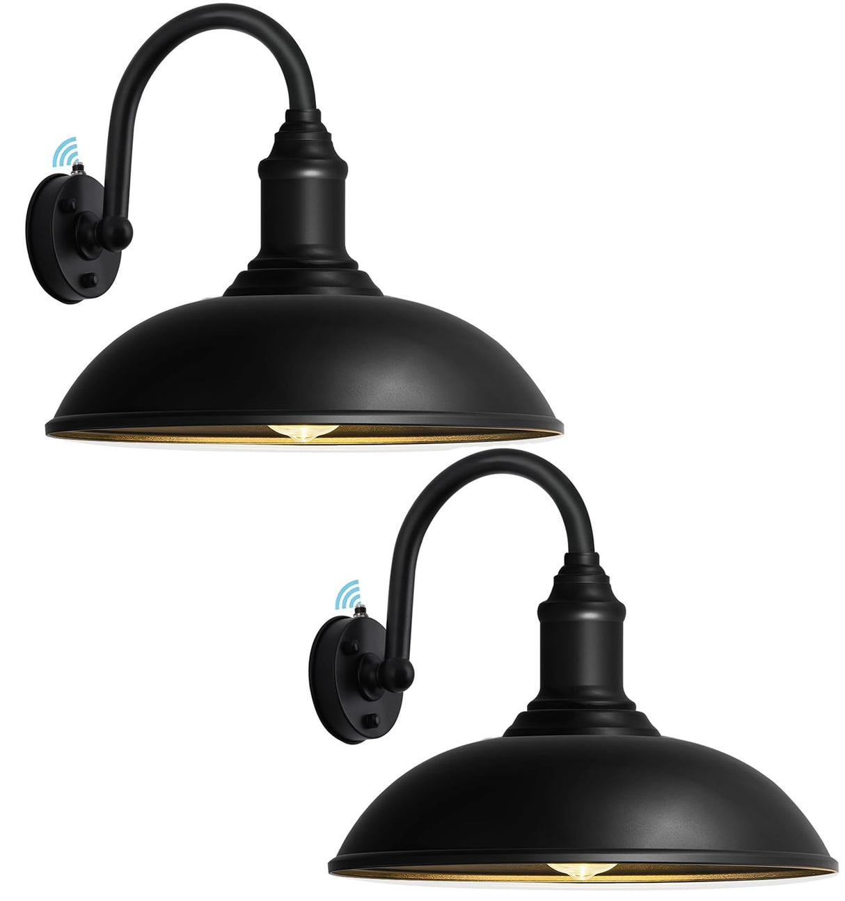 Inch Large Outdoor Barn Gooseneck Lights, Dusk to Dawn Farmhouse Wall Mounted Barn