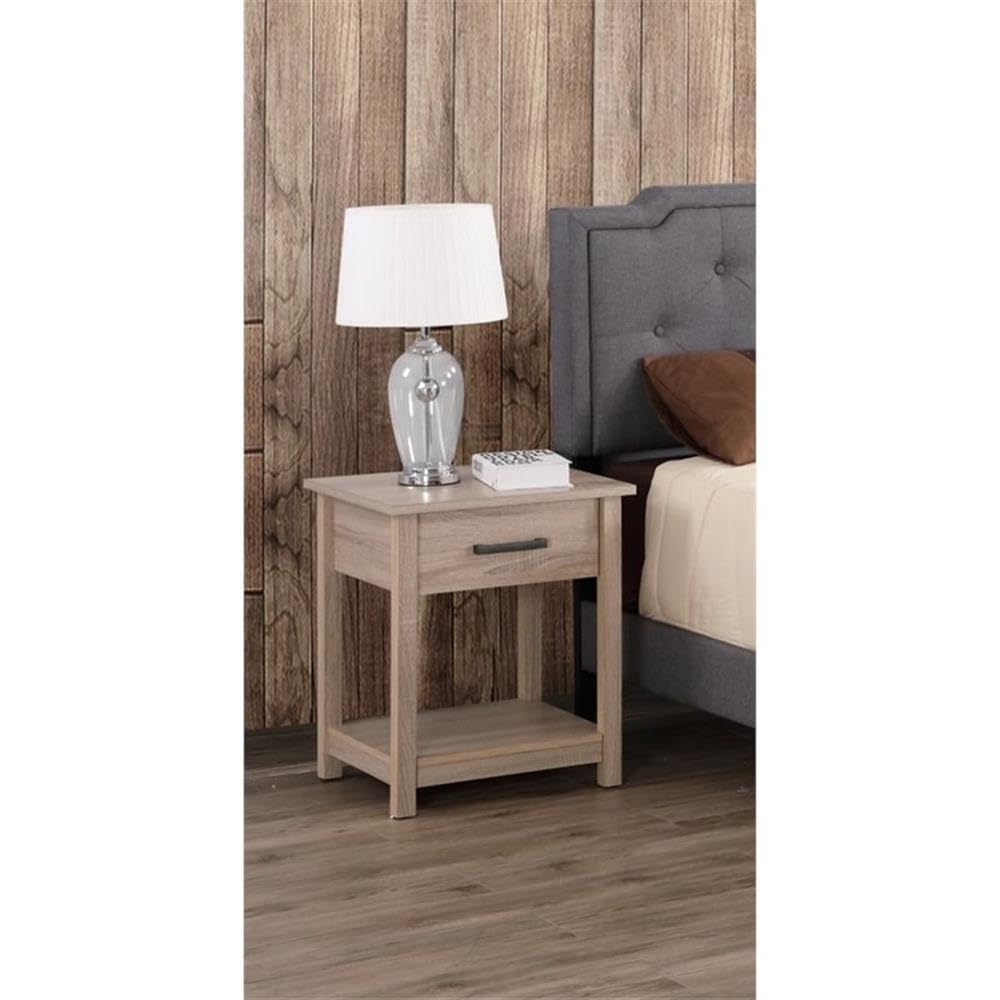 Salem 1 Drawer Nightstand in Sandle Wood