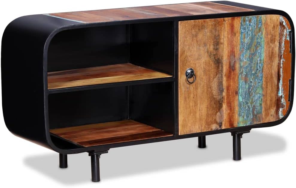 Modern AV Cabinet Media Storage Cabinet Audio Video Media Stand Cabinet