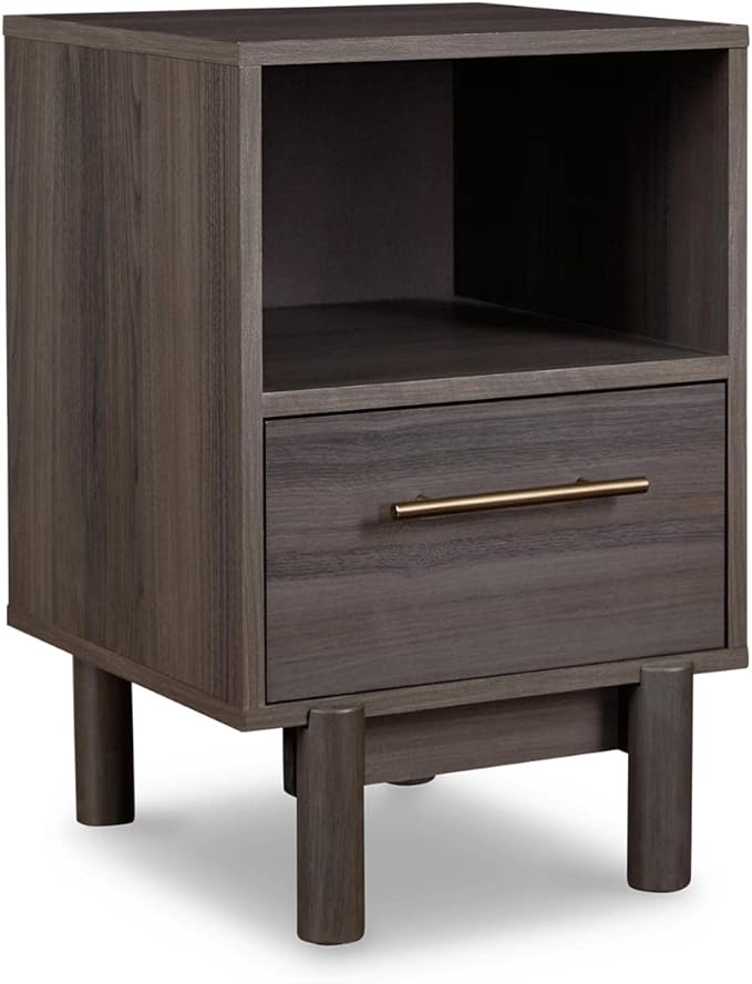 Calverson Modern 1 Drawer Nightstand
