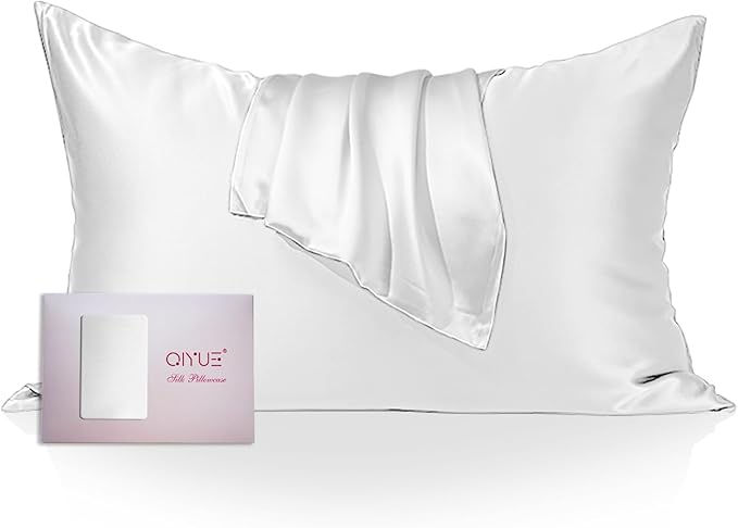Silk Pillowcase 100% Mulberry Pillowcases Queen Size 20x30inches, 51x76cm,Health